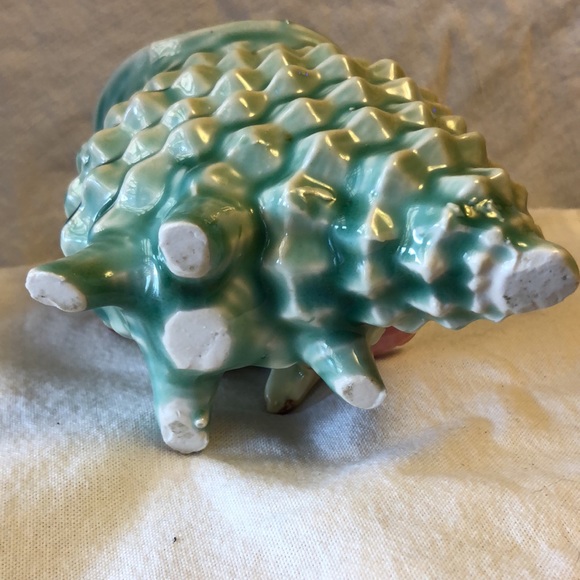 Vintage ceramic fish and shell vase - Picture 5 of 6